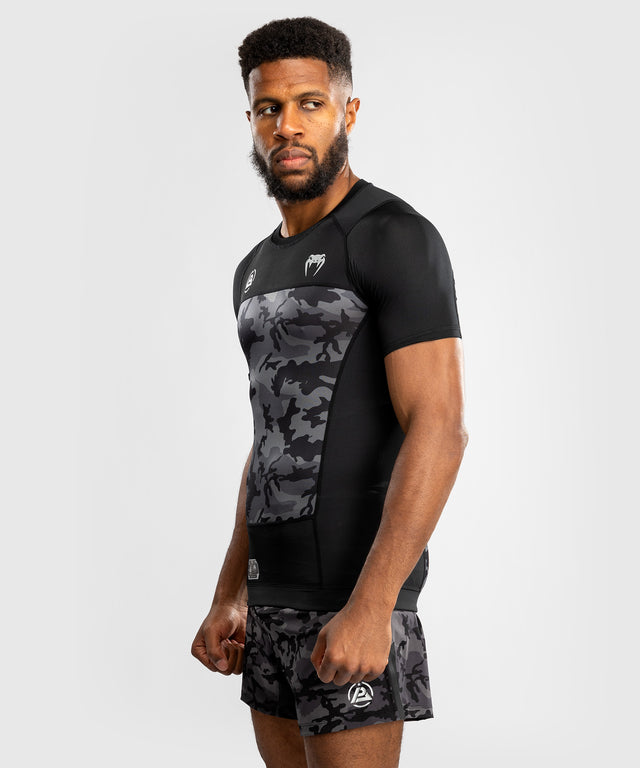 Rashguard Venum x Polaris – Krátké rukávy – Černá/Šedá