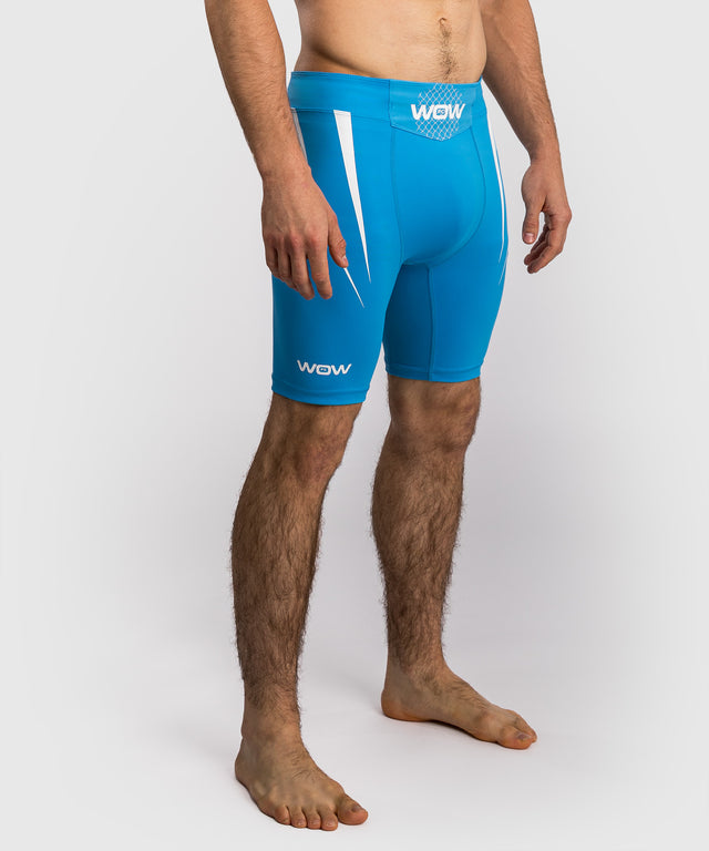 Calções de Vale Tudo Venum x WOW FC – Azul Pacífico