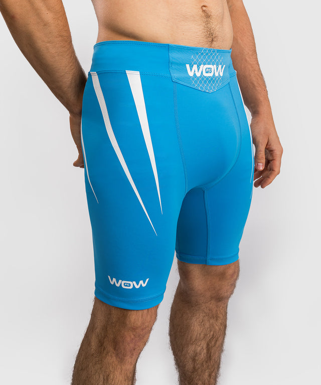 Calções de Vale Tudo Venum x WOW FC – Azul Pacífico
