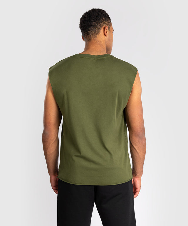 T-shirt sem mangas Venum Muay Thai – Verde militar