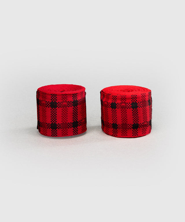 Venum Bandages Tartan - Fury Red