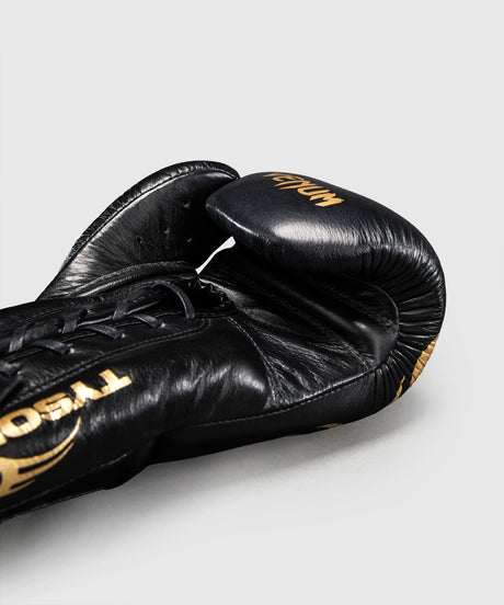 Venum x Mike Tyson Professionelle boksehandsker Giant 2.0 Pro med snøreluk - Sort/Guld