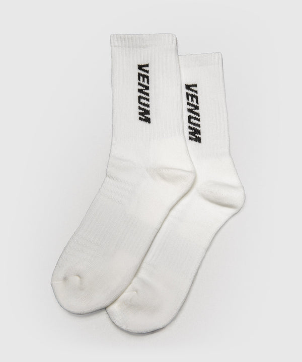 Venum Essential Strumpor - Vit - Set om 3
