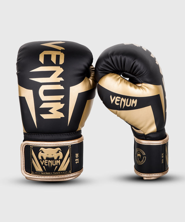 Venum Bokshandschoenen Elite - Zwart/Goud