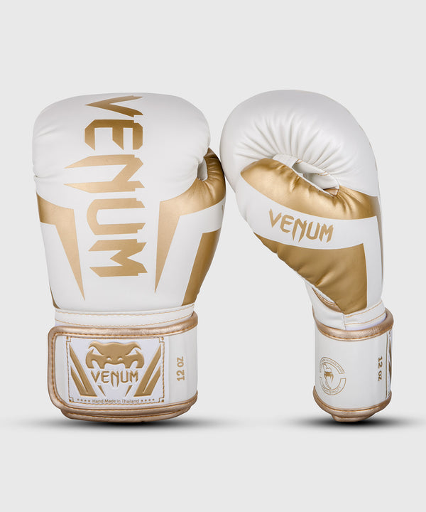 Mănuși de box Venum Elite – Alb/Aur