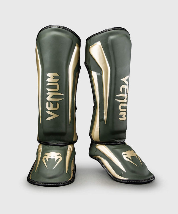 Caneleiras Venum Elite – Caqui/Ouro