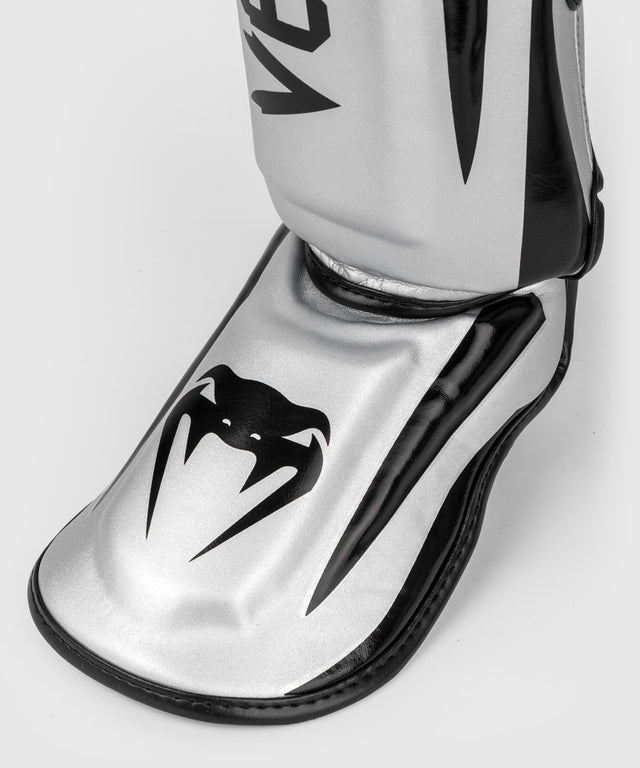 Venum Scheenbeschermers Kickboks Elite - Zilver/Zwart