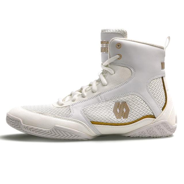 Hayabusa x Mayweather Boksesko Champ - Hvid/Guld