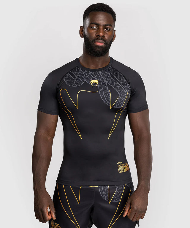 Rashguard Venum Serpenti Maniche Corte – Nero