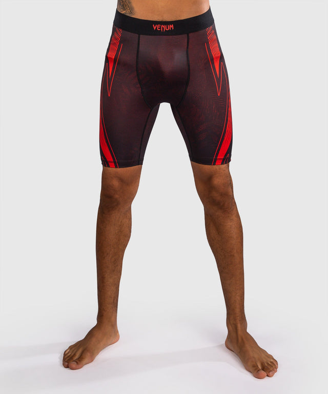 Venum Compressie Shorts Amazonia Reborn - Zwart/Rood