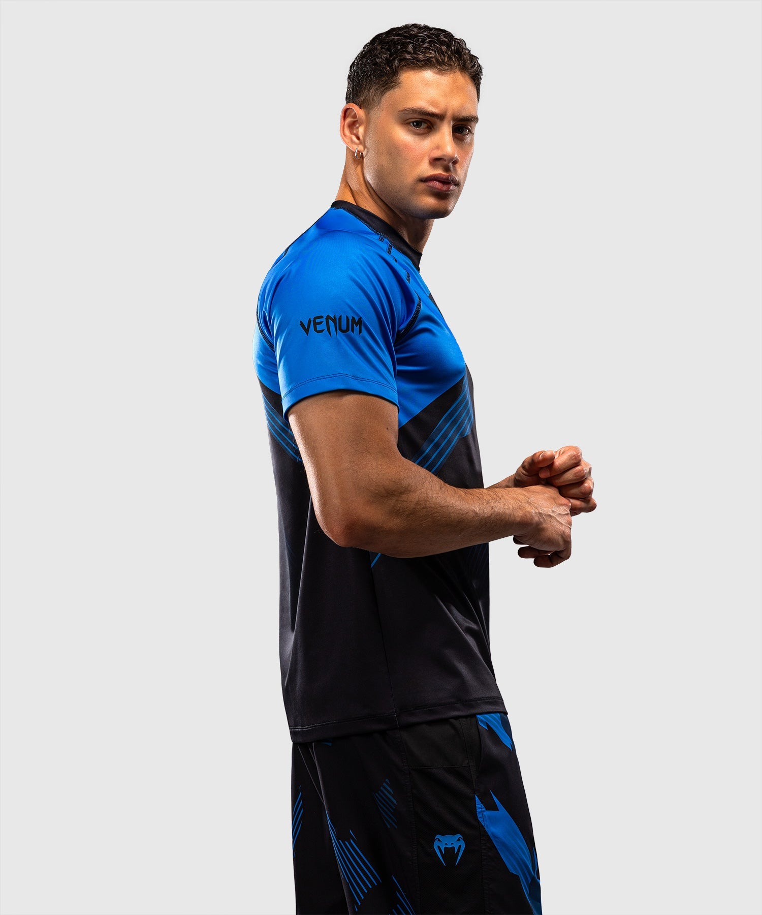 Venum T-Shirt No-Gi 6.0 - Preto/Azul