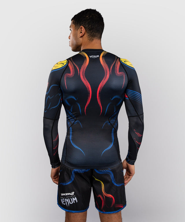 Venum Rashguard TEKKEN 8 Yoshimitsu – Czarny/Pomarańczowy – zdjęcie 4