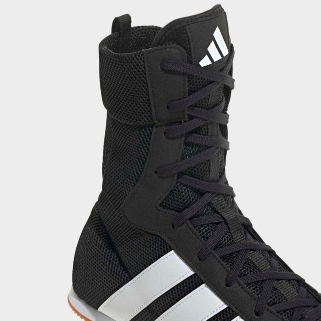 Buty bokserskie Adidas Box Hog Classic – Czarne/Białe
