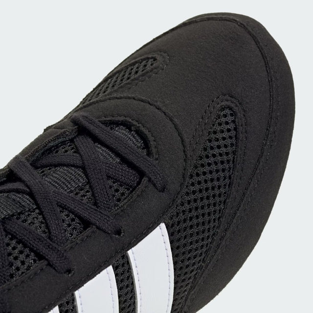 Botas de boxeo Adidas Box Hog Classic niños - Negro/Blanco