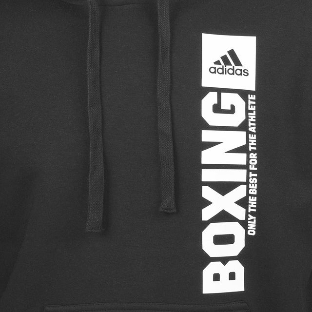 Adidas Hoodie Community Vertical Boxing - Sort/Hvid
