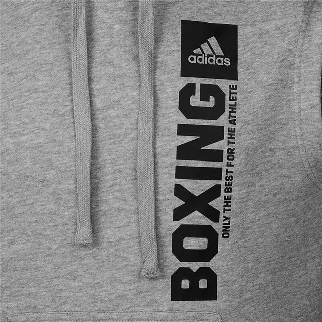 Adidas Hoodie sans manches Boxe – Gris/Noir