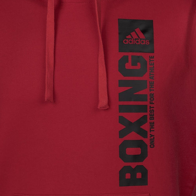 Sudadera sin mangas de boxeo Adidas – Rojo/Negro