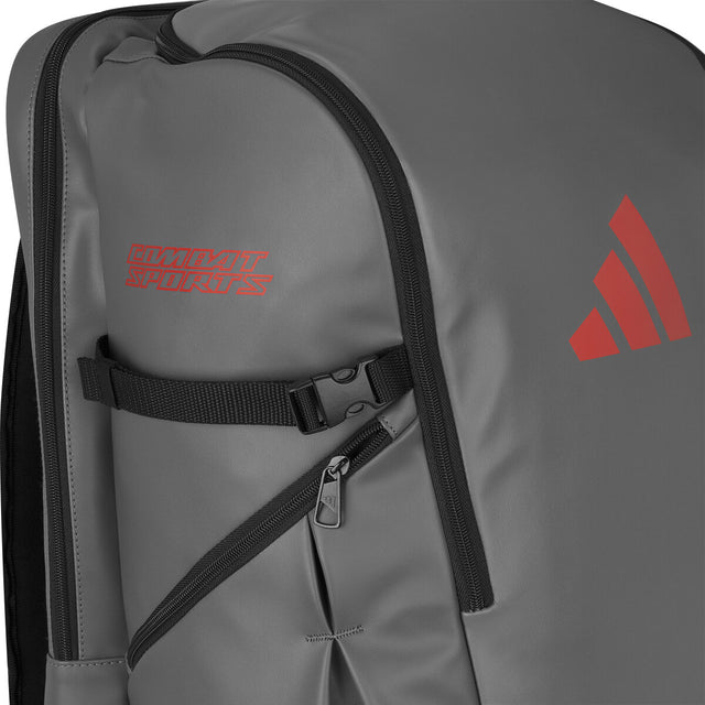 Bolsa de deporte Adidas Combat Sports L – Gris/Rojo
