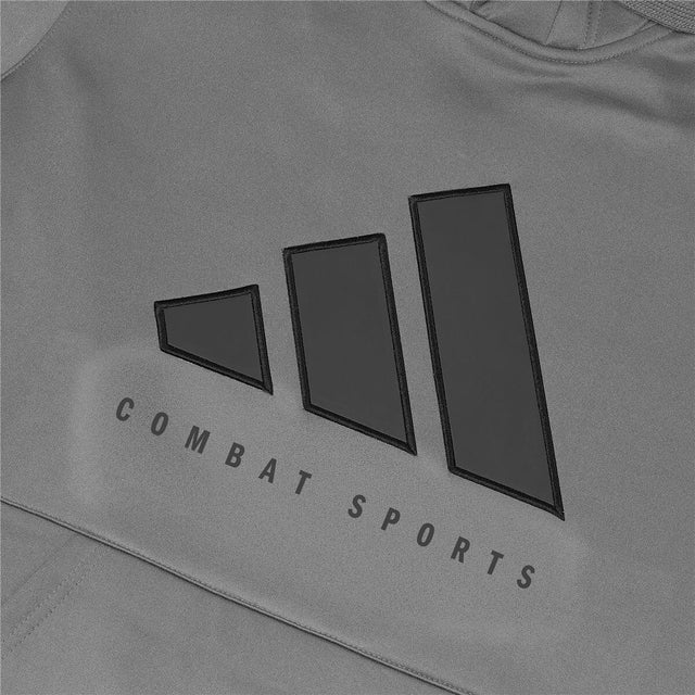 Sudadera Adidas Tech Line – Gris/Negro