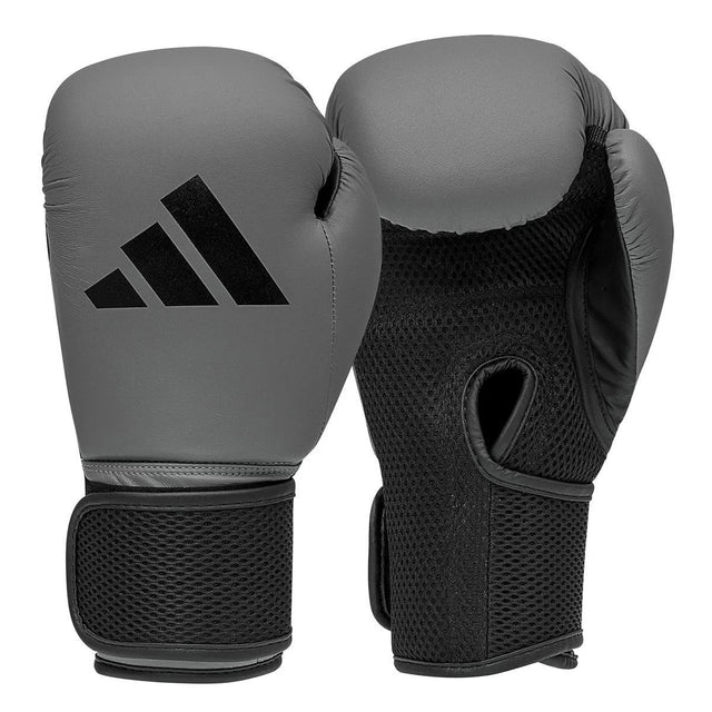 Luvas de boxe Adidas + Saco de boxe Criança – Cinzento/Preto