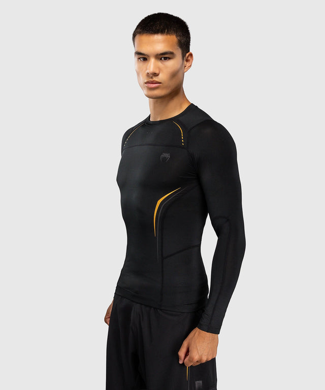 Rashguard Venum G-Core Dlouhé rukávy – Černý/Zlatý