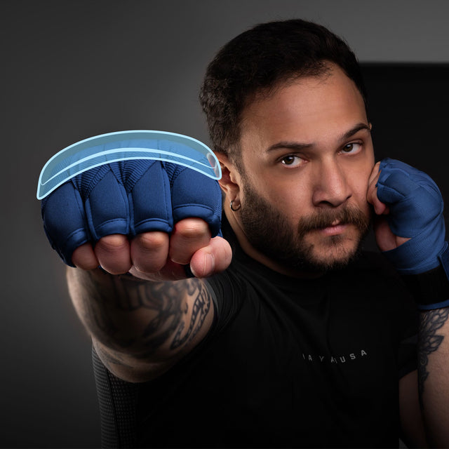Hayabusa Handwraps Knuckle Guard - Blå
