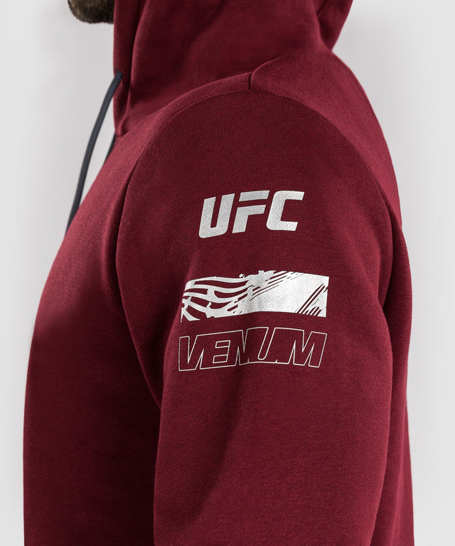 Camisola com capuz Venum UFC Zenith – Vermelho Borgonha