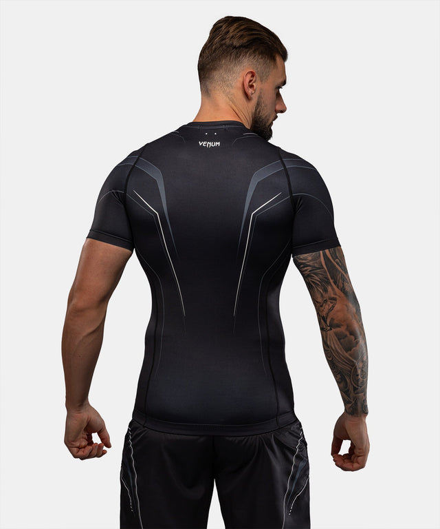 Venum Rashguard Streamline Korta Ärmar - Svart/Vit