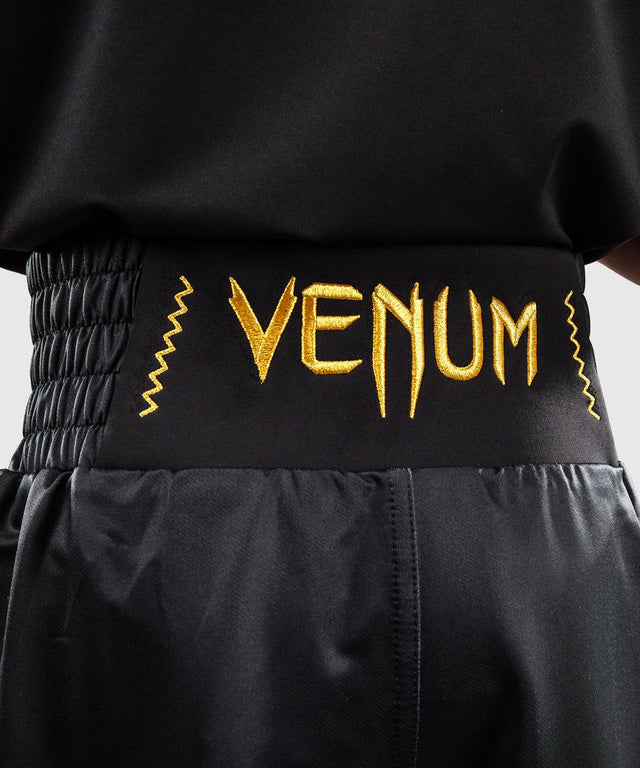 Venum Attack Boksshort Kinderen - Zwart/Goud