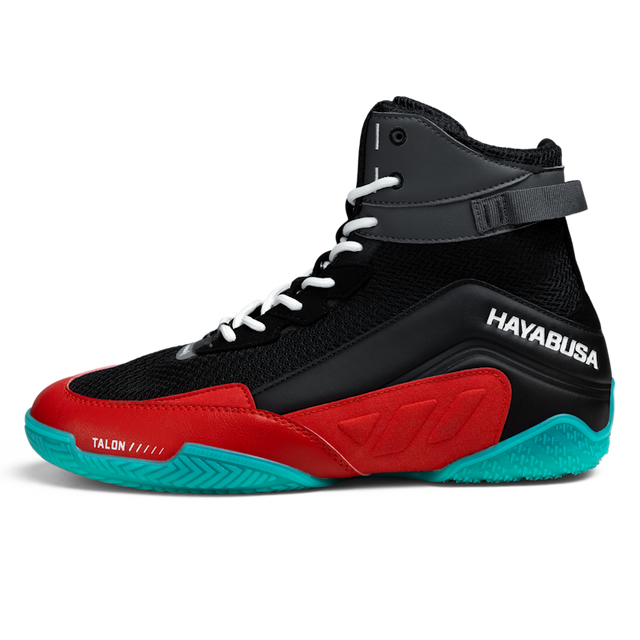 Botas de boxeo Hayabusa Talon – Negro/Rojo/Azul