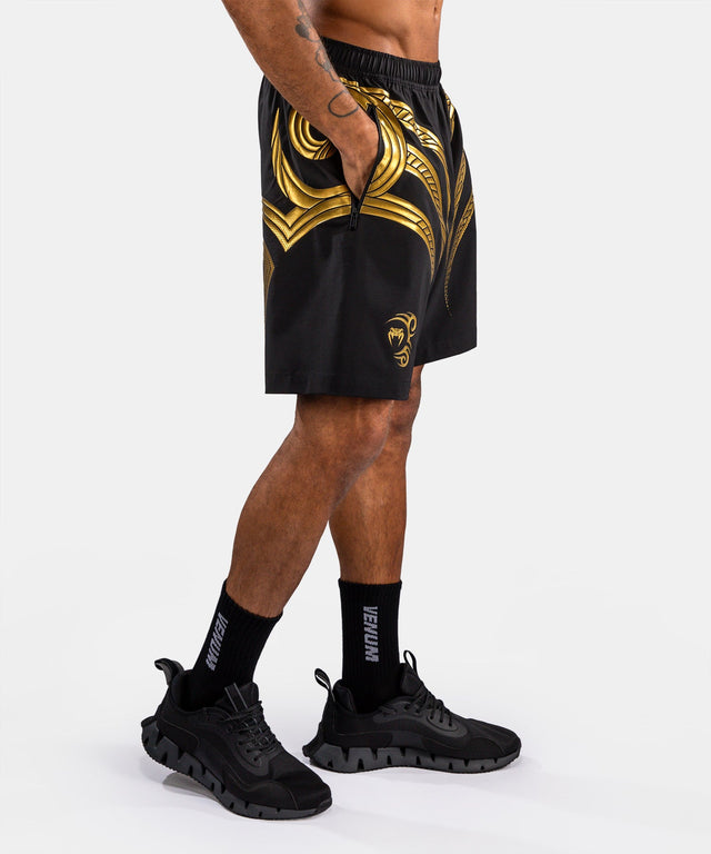 Pantaloncini da allenamento Venum x Mike Tyson Tiger – Nero/Oro