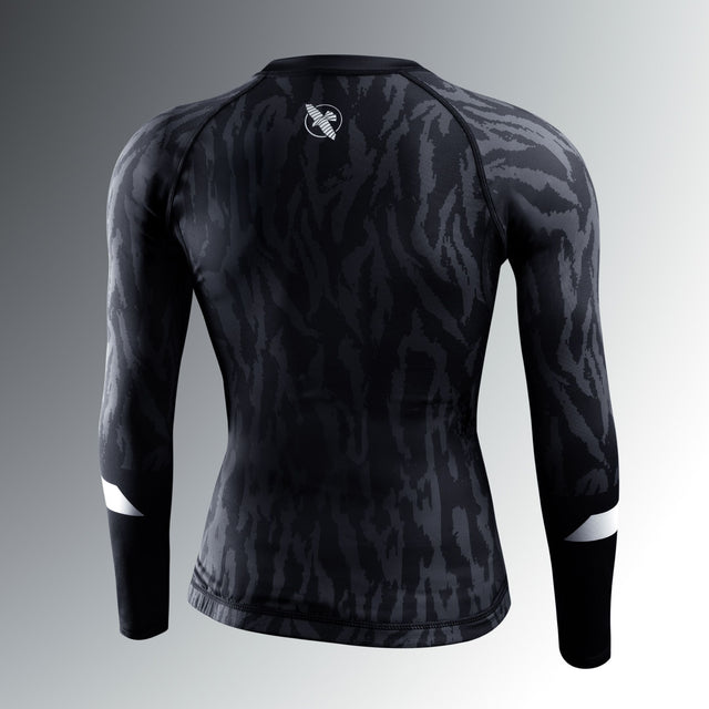 Rashguard Hayabusa Apex Vantage Manga Larga Mujer - Negro