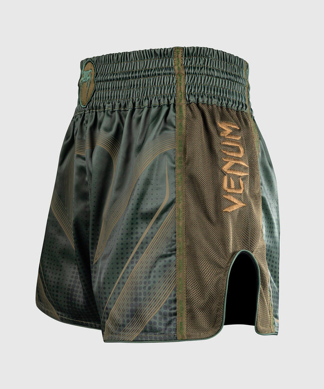 Pantalones de Muay Thai Venum Stealth – Caqui/Verde oscuro