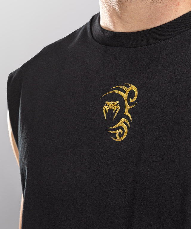 Venum x Mike Tyson T-Shirt Tiger Sem Mangas - Preto/Ouro