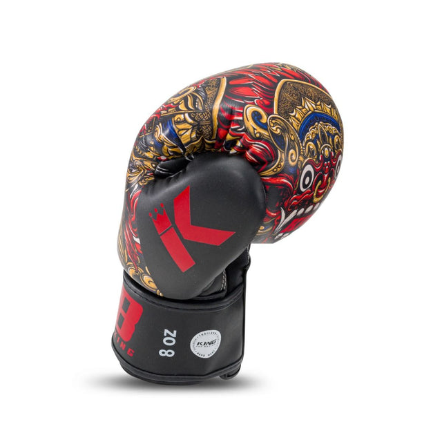 Mănuși de box King Pro Boxing BG Baron – Negru/Roșu/Aur