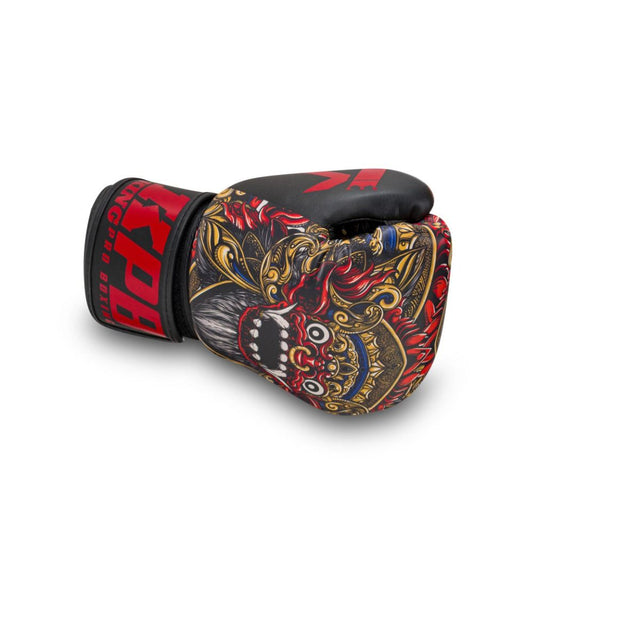 Mănuși de box King Pro Boxing BG Baron – Negru/Roșu/Aur
