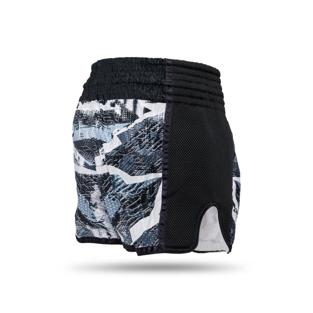 Calções de kickboxing Booster Alien – Preto/Cinzento