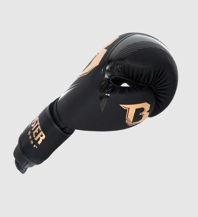 Mănuși de box Booster Bangkok – Negru/Auriu – Mănuși de box