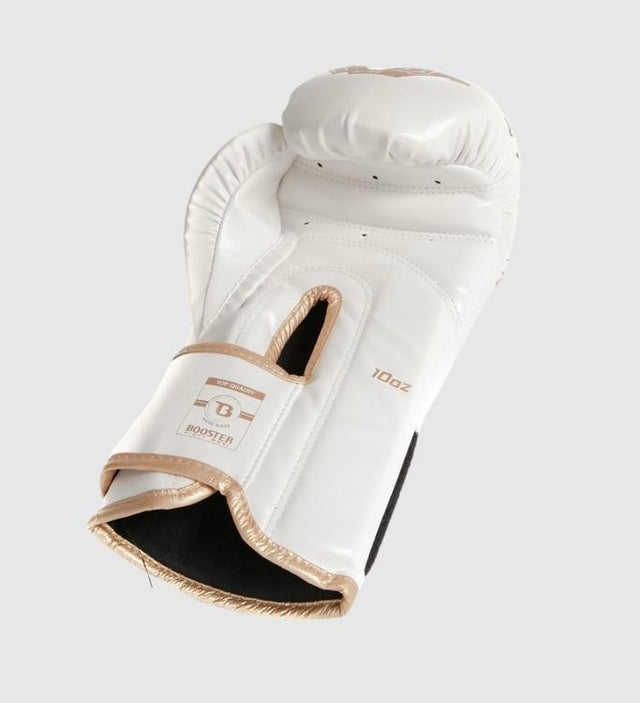 Boxerské rukavice Booster Kickboks Elite Kids – Bílé/Zlaté