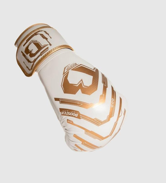 Boxerské rukavice Booster Kickboks Elite Kids – Bílé/Zlaté