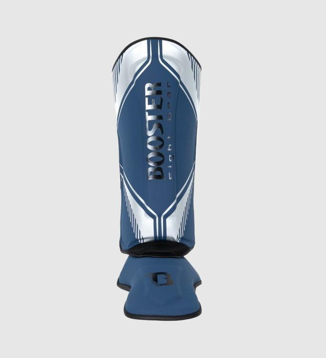 Espinilleras Booster Bangkok – Azul/Plata/Negro