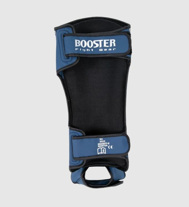 Espinilleras Booster Bangkok – Azul/Plata/Negro