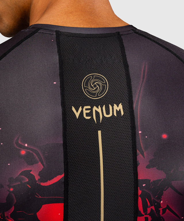 Rashguard Venum x Jujutsu Kaisen Itadori – Czarny/Czerwony
