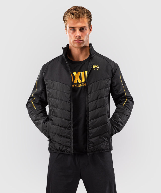 Venum Paddock Softshelljack - Zwart/Goud