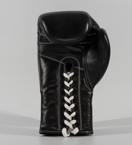 Guantes de boxeo Caged X Series con cordones – Negro/Blanco