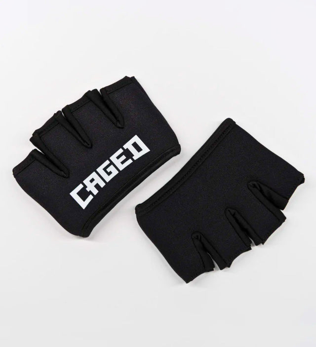 Protetores de nós dos dedos Caged Gel – Preto – Ligaduras de boxe
