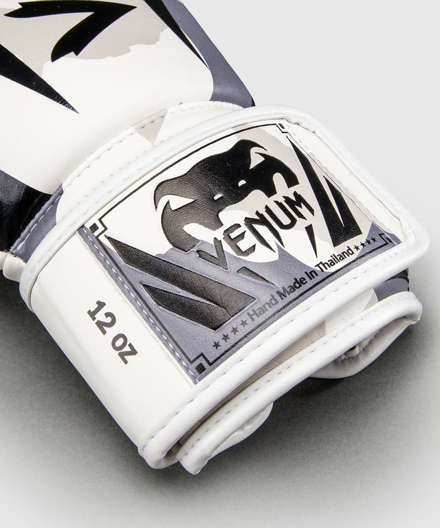 Guantoni da boxe Venum Elite – Bianco/Grigio melange