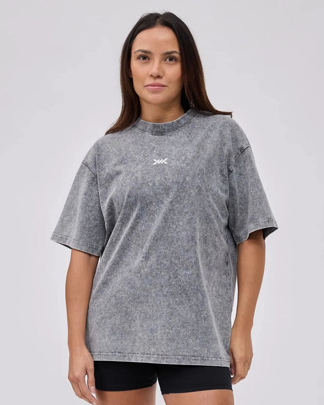 T-shirt Caged Classic – Gris délavé