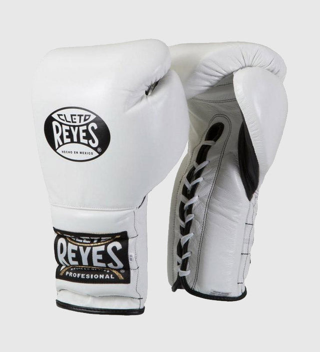 Rękawice bokserskie Cleto Reyes Veters – Białe