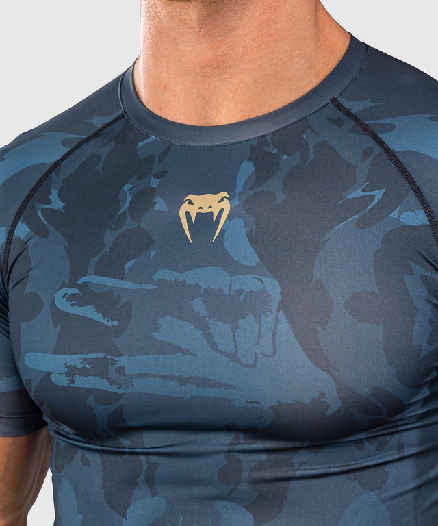 Venum Rashguard Fushiguro Maniche Corte - Blu
